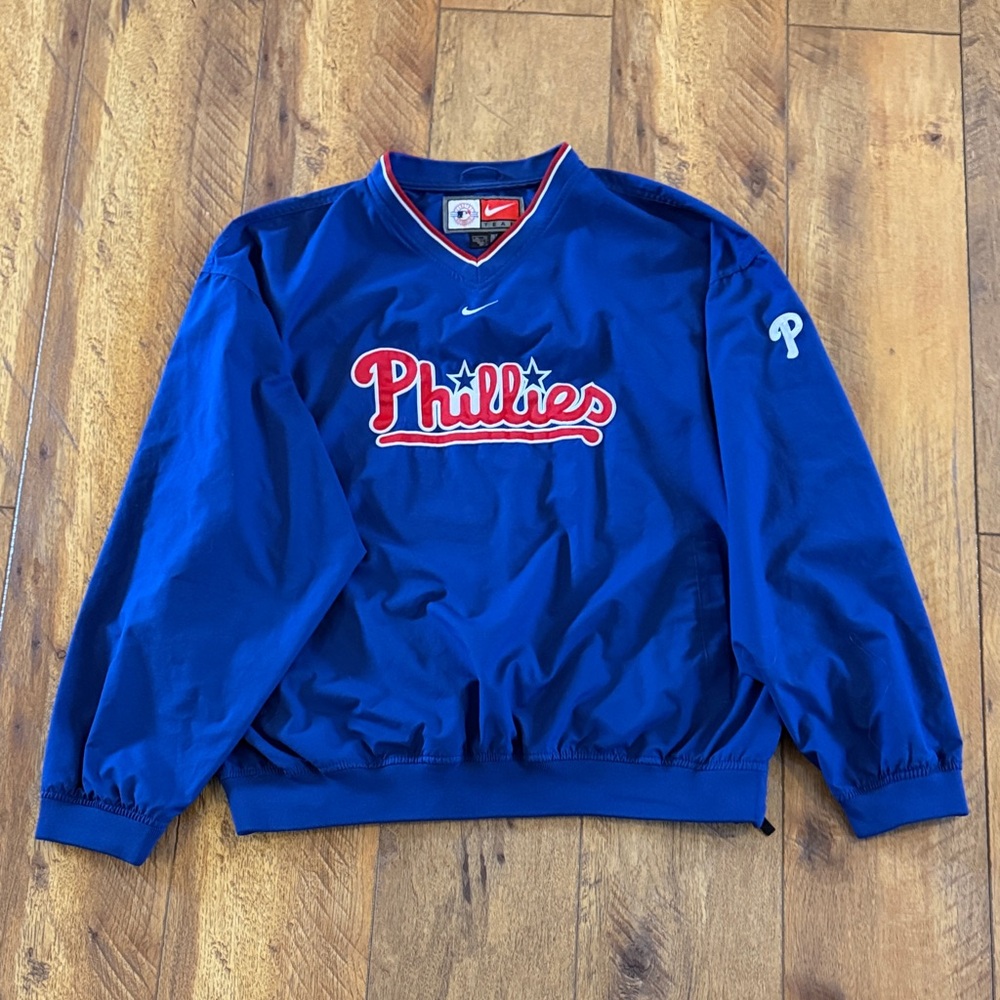 Vintage Nike Phillies Shell Jacket XL MLB